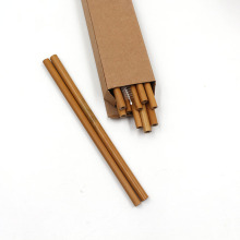 Amazon Hot Selling New Natural Reusable Bamboo Straw For Hot Juice